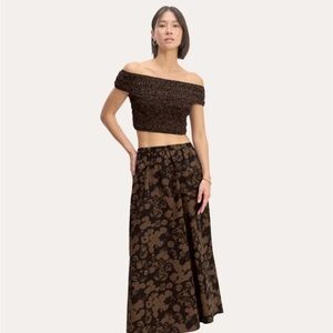 NWT Everlane Guaze Smock Top Floral size M